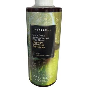 KORRES‎ Citrus Guava Showergel 13.53 FL OZ 400 mL Natural Content New Sealed